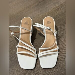 Target Wild Fable White Strappy Sandals